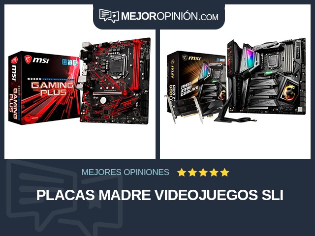 Placas madre Videojuegos SLI