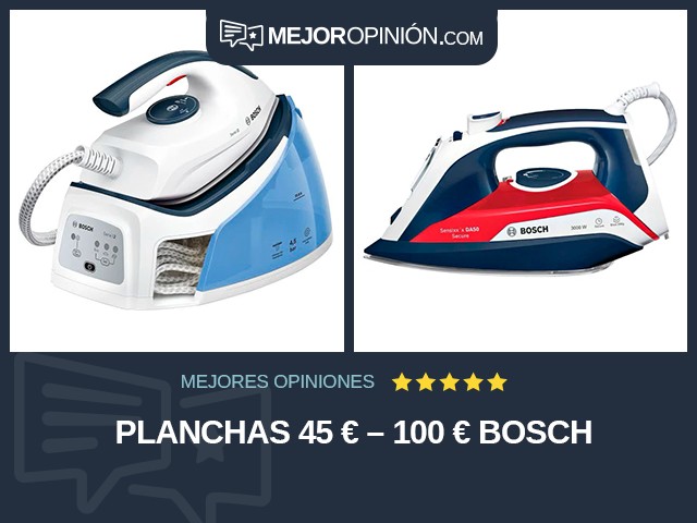 Planchas 45 € – 100 € Bosch