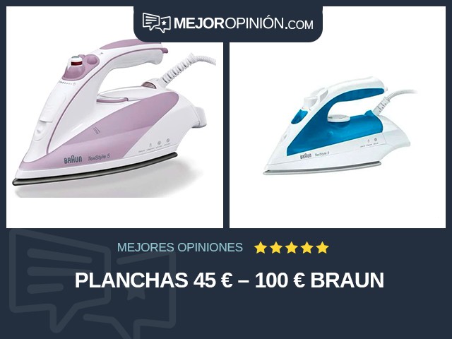 Planchas 45 € – 100 € Braun