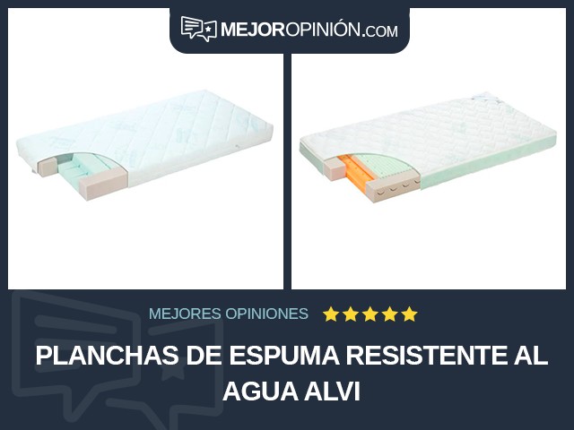 Planchas de espuma Resistente al agua Alvi