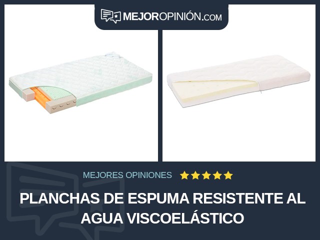 Planchas de espuma Resistente al agua Viscoelástico