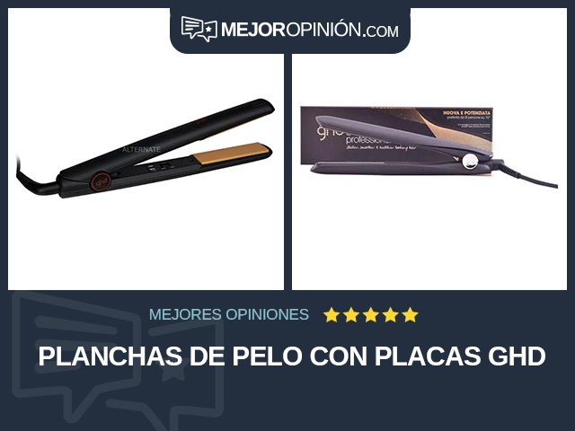 Planchas de pelo Con placas ghd