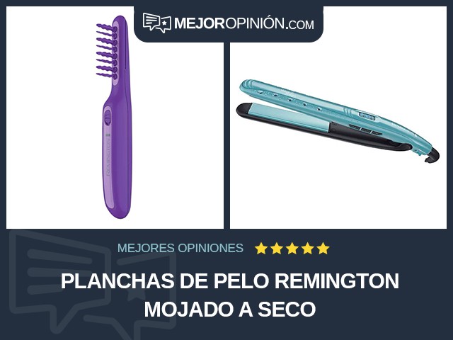 Planchas de pelo Remington Mojado a seco