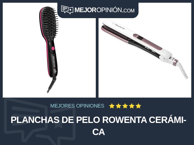 Planchas de pelo Rowenta Cerámica