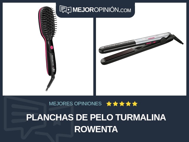 Planchas de pelo Turmalina Rowenta