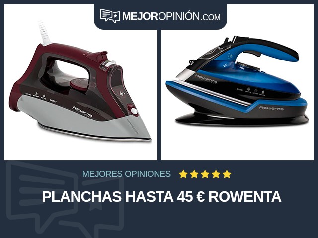 Planchas Hasta 45 € Rowenta