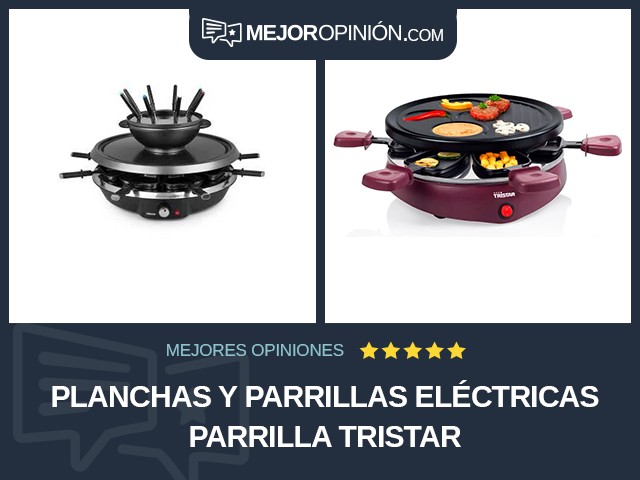 Planchas y parrillas eléctricas Parrilla Tristar