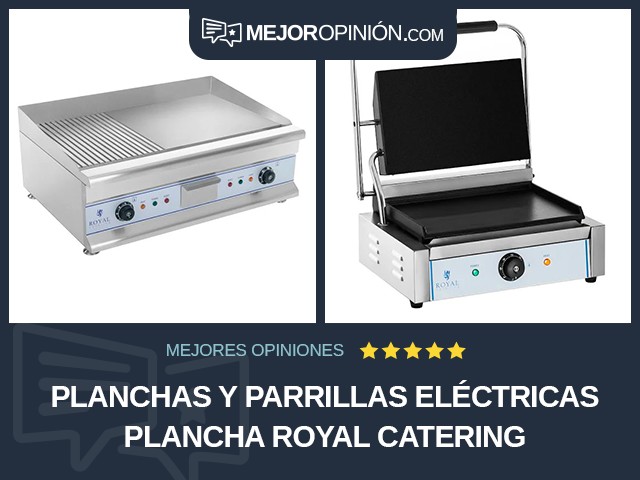 Planchas y parrillas eléctricas Plancha Royal Catering