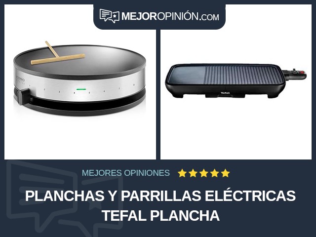 Planchas y parrillas eléctricas Tefal Plancha