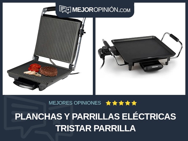 Planchas y parrillas eléctricas Tristar Parrilla