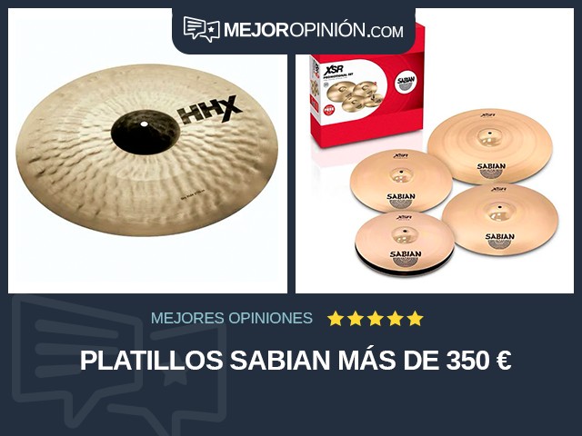 Platillos Sabian Más de 350 €