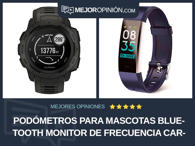 Podómetros para mascotas Bluetooth Monitor de frecuencia cardiaca