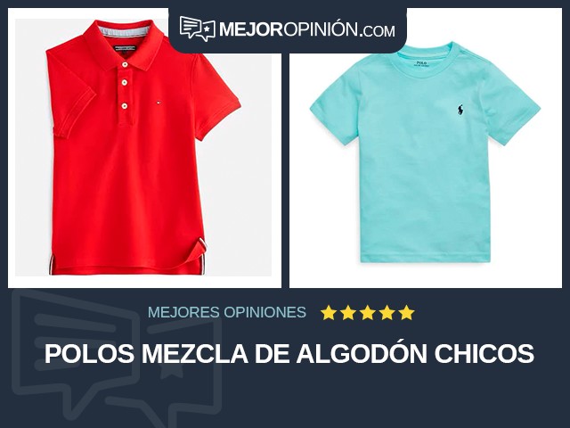 Polos Mezcla de algodón Chicos