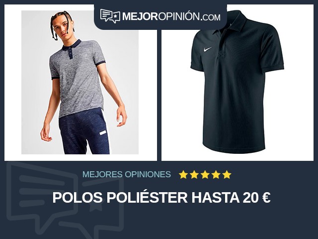 Polos Poliéster Hasta 20 €