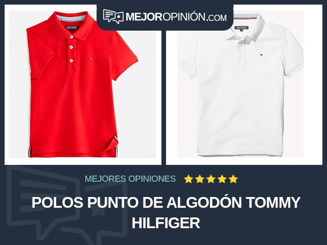 Polos Punto de algodón Tommy Hilfiger