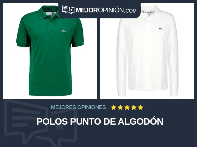 Polos Punto de algodón