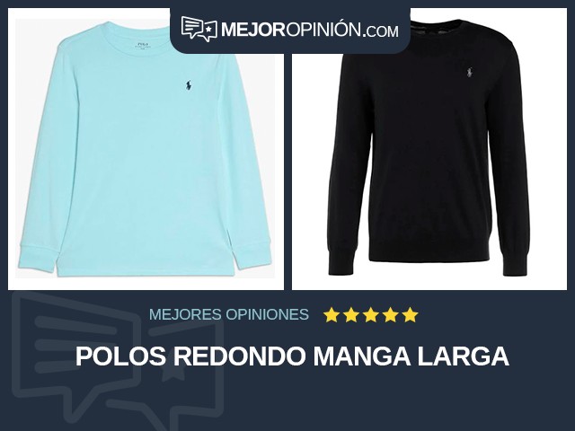 Polos Redondo Manga larga