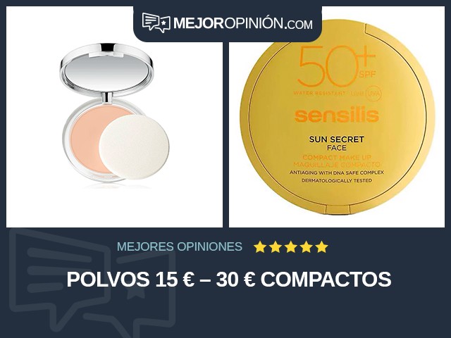 Polvos 15 € – 30 € Compactos