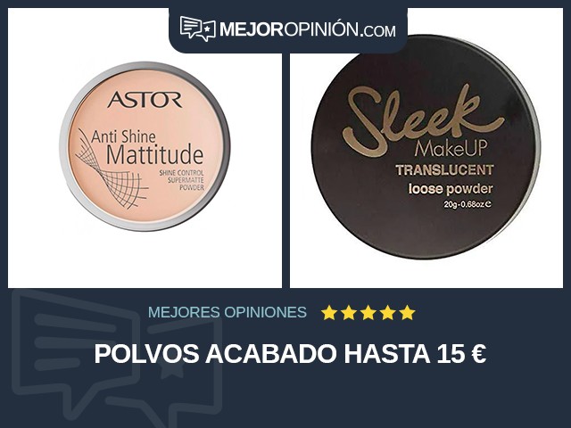 Polvos Acabado Hasta 15 €