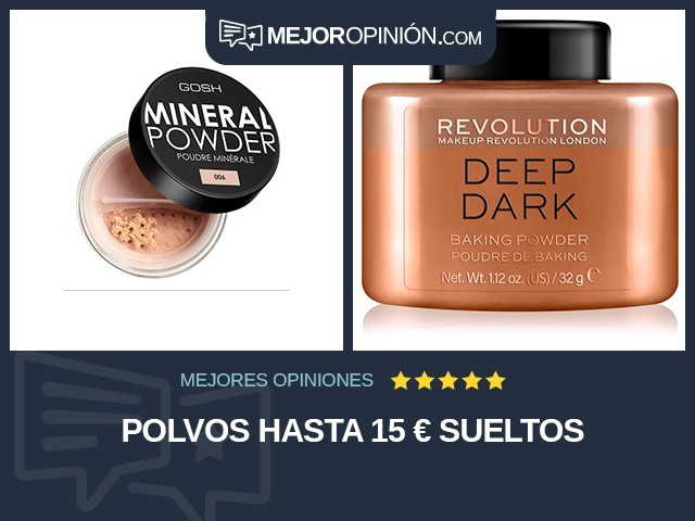 Polvos Hasta 15 € Sueltos