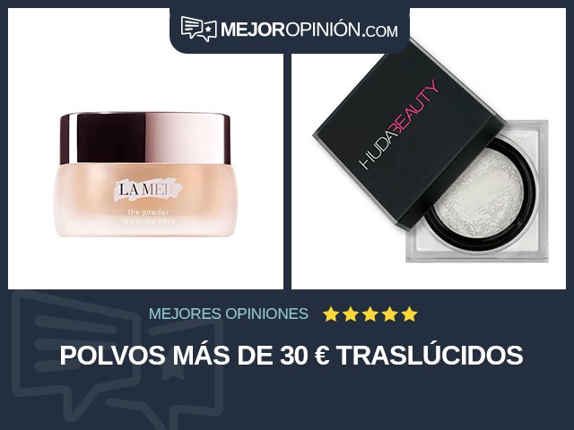 Polvos Más de 30 € Traslúcidos