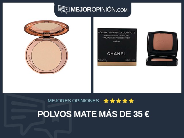 Polvos Mate Más de 35 €