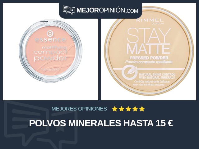 Polvos Minerales Hasta 15 €