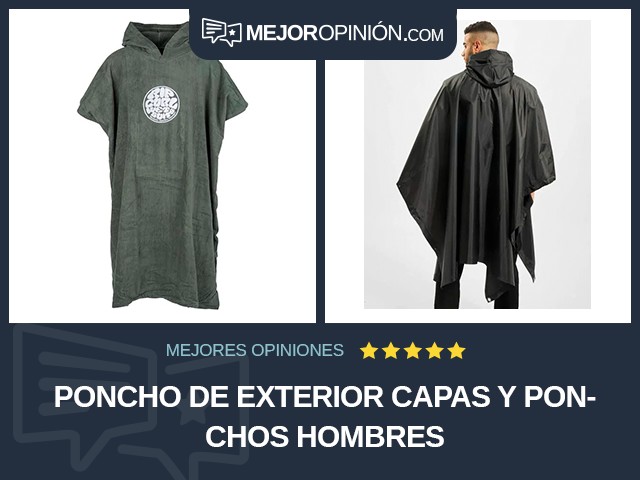 Poncho de exterior Capas y ponchos Hombres