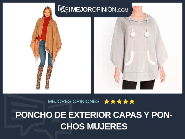 Poncho de exterior Capas y ponchos Mujeres