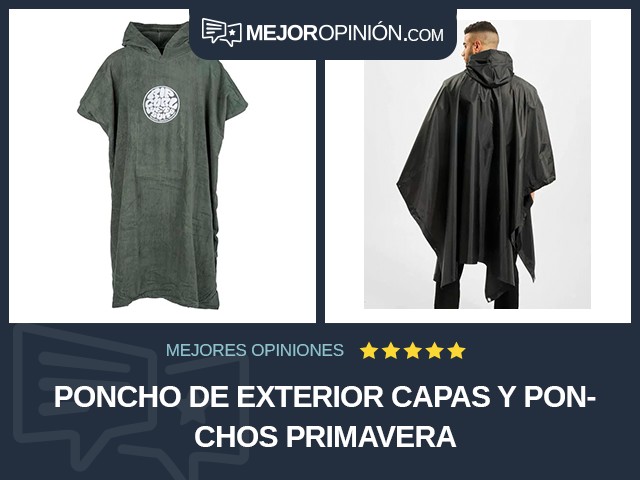 Poncho de exterior Capas y ponchos Primavera