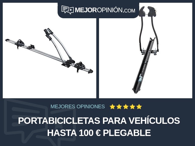 Portabicicletas para vehículos Hasta 100 € Plegable