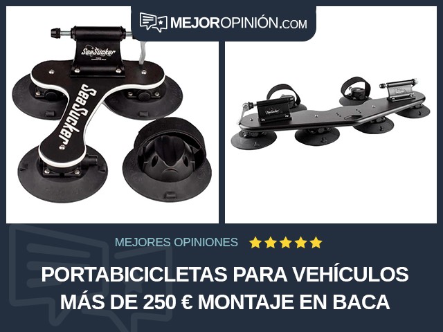 Portabicicletas para vehículos Más de 250 € Montaje en baca