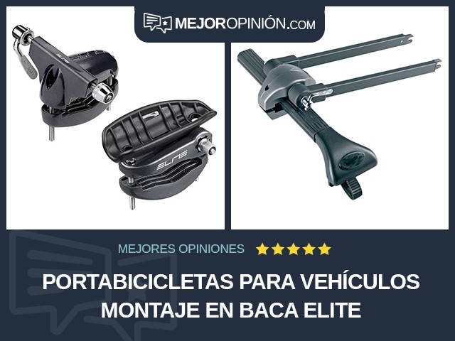 Portabicicletas para vehículos Montaje en baca Elite