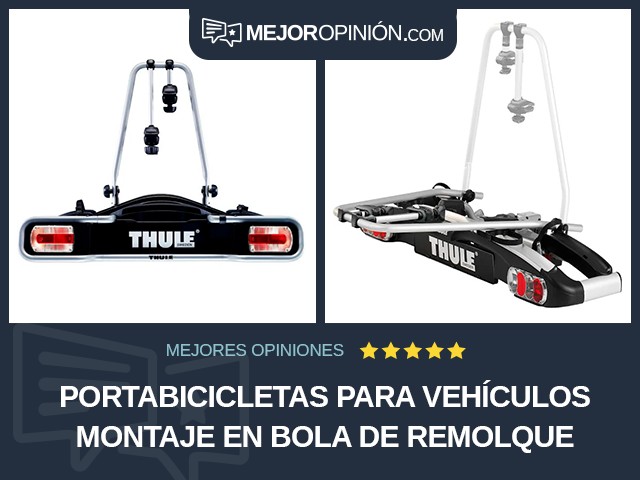 Portabicicletas para vehículos Montaje en bola de remolque Thule