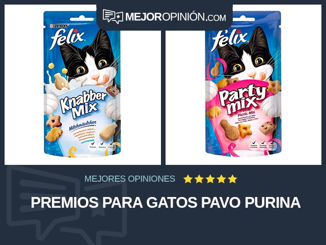 Premios para gatos Pavo Purina