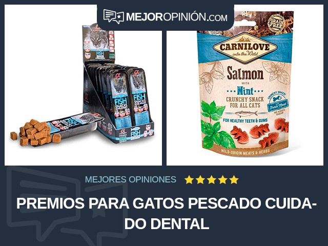 Premios para gatos Pescado Cuidado dental