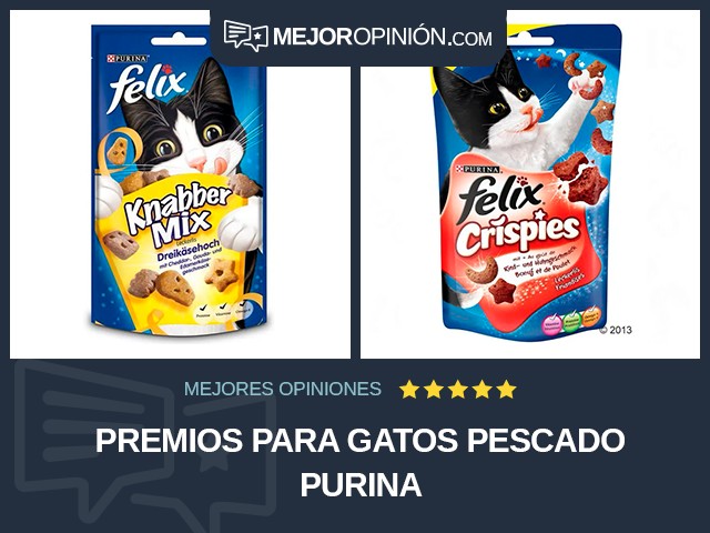 Premios para gatos Pescado Purina