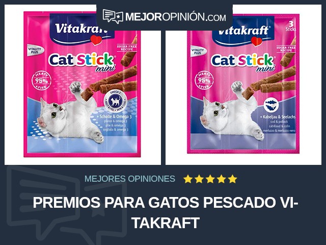 Premios para gatos Pescado Vitakraft