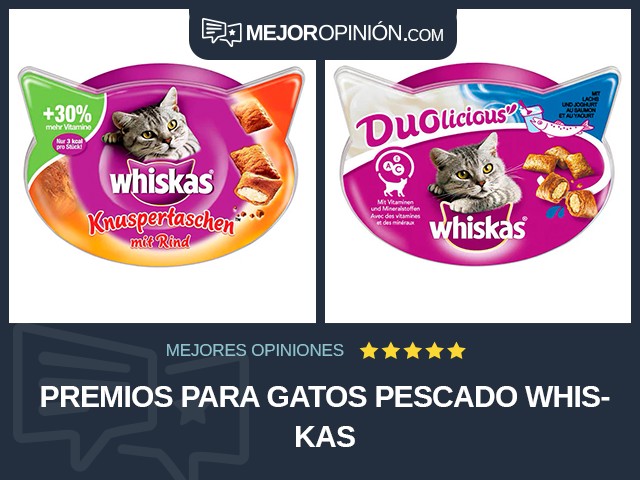 Premios para gatos Pescado WHISKAS