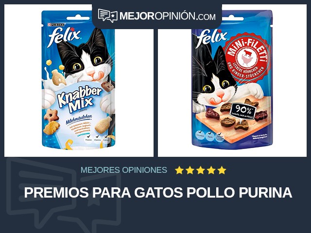 Premios para gatos Pollo Purina