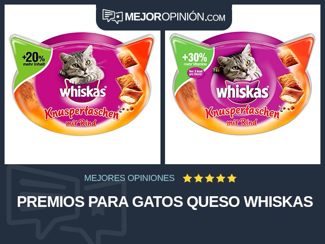 Premios para gatos Queso WHISKAS