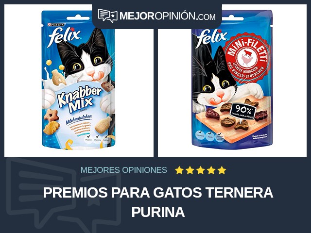 Premios para gatos Ternera Purina