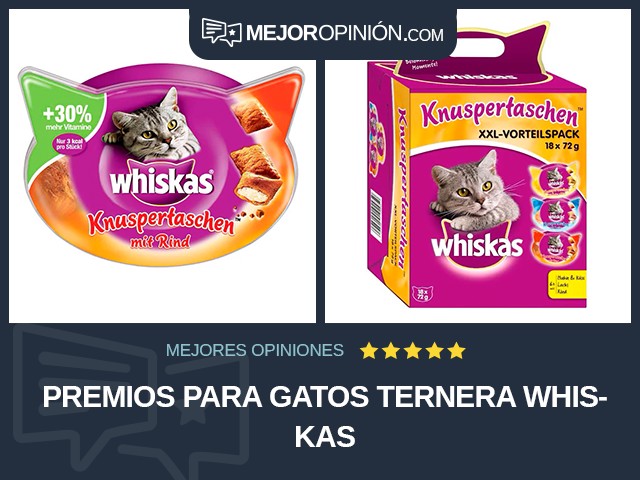 Premios para gatos Ternera WHISKAS