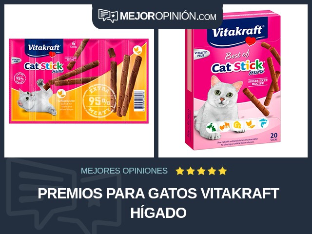 Premios para gatos Vitakraft Hígado