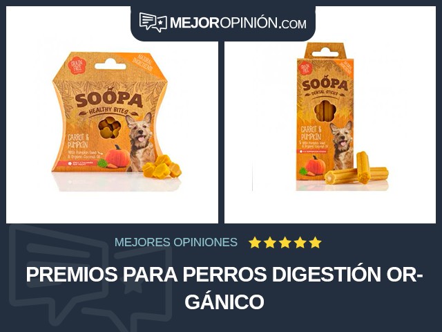 Premios para perros Digestión Orgánico