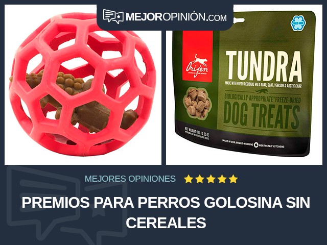 Premios para perros Golosina Sin cereales