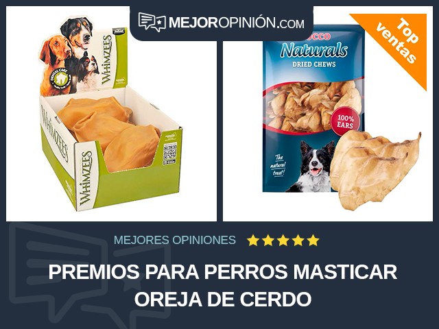 Premios para perros Masticar Oreja de cerdo