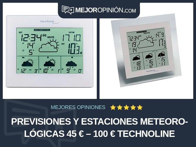 Previsiones y estaciones meteorológicas 45 € – 100 € TechnoLine