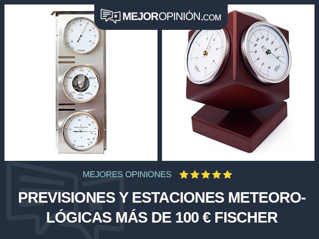 Previsiones y estaciones meteorológicas Más de 100 € Fischer