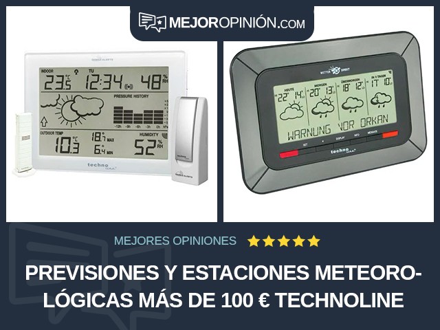 Previsiones y estaciones meteorológicas Más de 100 € TechnoLine